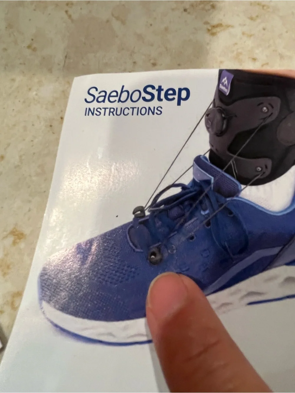 New saebostep Black Ankle-Foot Orthosis (AFO) for foot drop